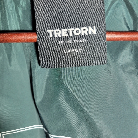 Tretorn FIELD LINER Womens - Down padded quilted coat jacket puffer green large - Picture 6 of 13